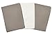 3 Toddler Pillowcases - 2 Gray Lavender and 1 White - Envelope Style - for Pillows Sized 13x18-100% Cotton with Soft Sateen Weave - Machine Washable - ZadisonJaxx Classic Collection - 3 Pack