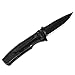 Tactical Knife – Spring Assisted Open Folding Pocket Knife – Black Titanium coated Stainless Steel Blade True Strike TS-848