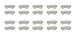 NYF 10 pairs foot Padded Leather Heel Grips, Gray