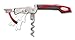 Trudeau Corp. Turbo double Lever Corkscrew, Red, Stainless/Red