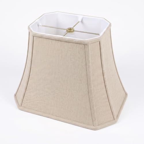 Royal Designs, Inc. BS-710-14LNBG Rectangle Cut Corner Basic Lamp Shade, (6x8)…
