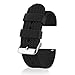 UNITED WATCH BANDS Silicone Watch Band for Men and Women - Quick Release Replacement Watch Strap - 18mm 20mm 22mm 24mm - Multiple Colors - Stylish and Comfortable Watch Band Replacement