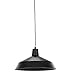 GLOBE Electric 65151 1-Light Plug-in Pendant Lighting, Matte Black, 15ft Black Cord, in-Line On/Off Switch, Hanging Lamp, Hanging Lights, Ceiling Light Fixture