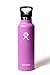 WaterFit Hydro Flask Straw Lid - Replacement Cap for Standard Mouth Sport and Travel Water Bottle 12oz / 18oz / 21oz & 24oz with 2 Straws and Straw Brushes