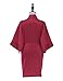 Remedios Girls' Satin Kimono Robe for Party Wedding Birthday Bathrobe Nightgown