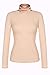 Zeagoo Women's Basic Slim Fit Long Sleeve Turtleneck T-shirt Top and Blouse