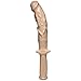 Doc Johnson The Hard Rammer - 14.3 Inch Dildo with Handle - 9 Inches of Veiny Insertable Pleasure with Hefty 2 Inch Girth - Highly Textured Dildo
