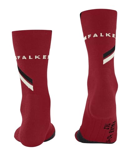 FALKE Herren Wandersocken TK2 Explore M So Wolle Funktionsmaterial antiblasen dick 1 Paar, Rot Scarlet 8070 Iconic, 39-41 2
