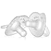 Evenflo Feeding Balance Plus Stage 1 Cylindrical Baby, Newborn and Infant Pacifier - Developed with Pediatric Feeding Specialists - 0 to 6 Months (Pack of 2)