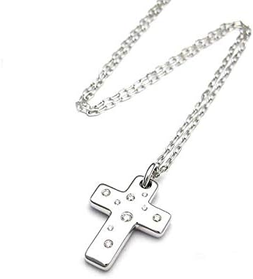 Amazon Tiffany Co ダイヤクロスネックレス K18wg 中古 ネックレス 通販