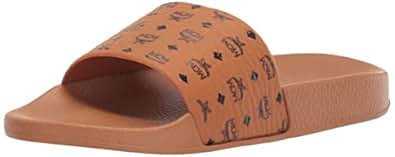 36 IT Womenâs Visetos Rubber Slides Cognac | MCM Â®US | Mens monogram, Womens monograms, Monogram 