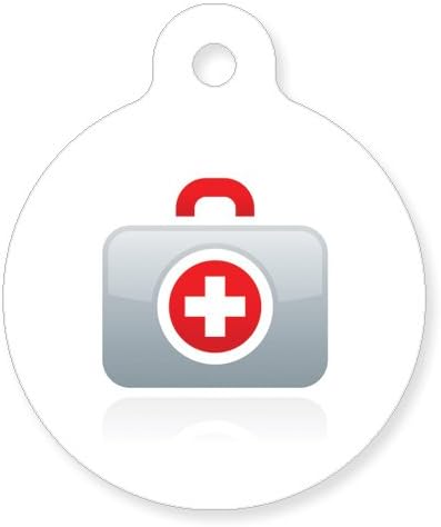 Medical Alert - Allergic to Penicillin - White Cross Symbol