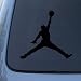 MICHAEL JORDAN AIR - 5.5" BLACK - Vinyl Car Decal Sticker