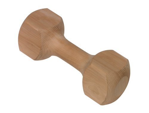 Nobby Wooden Retrieving Dumbbell, 1000 g