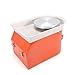 25CM Pottery Wheel Pottery Forming Machine 350W Electric Pottery Wheel DIY Clay Tool Ceramic Machine Work Clay Art Craft DIY (Orange)