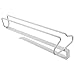 Alliebe Stemware Wine Glass Cup Rack Hanger Holder Under Cabinet Shelf Storage Without Drilling for Kitchen Set of 2