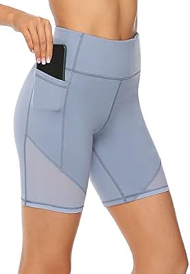 high waisted exercise shorts