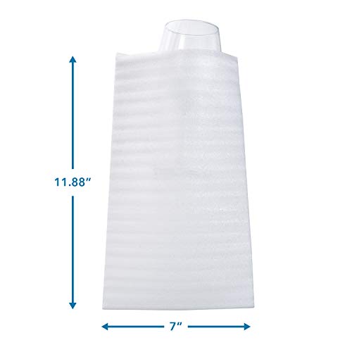 Premium Foam Packing Sheets (50 Count,7 x11 7/8 inches) Cushion Foam Wrap Sheets, Moving Supplies for Dishes, Glasses and Furniture, Packing Cushioning Supplies, Soft and Durable Ultimate Protection