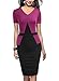 REPHYLLIS Women Bodycon Office Church Elegant Midi Work Pencil Sheath Dress