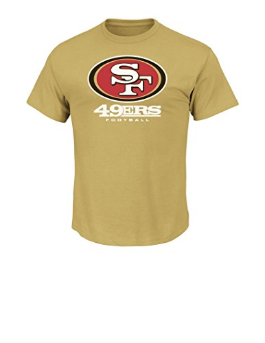 NFL San Francisco 49ers Men's UP4 Tee, Harvest Gold, Medium