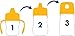 Thermos Foogo 11-Ounce Straw Bottle, Tripoli Pattern