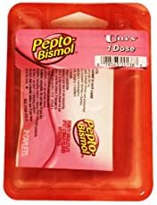 Pepto Bismol 6PK (2 Caplets Per Pack) Perfect for Travel and On-The-Go! Relieves Travelers’ Diarrhea, Diarrhea and Upset Stomach, Including: Heartburn, Indigestion, Bloating, and Gas
