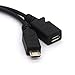 NEORTX Micro USB Splitter Cable OTG Power Enhancer Cord USB 2.0 A Female to Micro USB Male Micro 5 Pin Female Adapter Host Converter