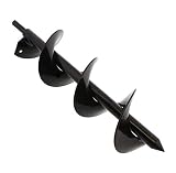 7Penn Garden Plant Flower Bulb Auger 3in x 12in Rapid Planter - Post or Umbrella Hole Digger for 3/8in Hex Drive Drill