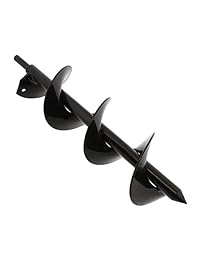 7Penn Garden Plant Flower Bulbo Agosto 3" x 12" Rapid Planter - Poste o Paraguas Agujero Digger para 3 8" Hex Drive Drill