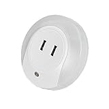 iMagitek Dusk to Dawn Sensor LED Night Light with Dual USB Wall Plate Charger, 5V 2A Output for Fast Charge