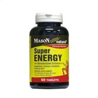 Mason Vitamins Mason Natural Super Energy fitness nutrition tablets - 60 ea