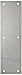 Rockwood 70A.32D Stainless Steel Standard Push Plate, Four Beveled Edges, 12