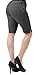 Hybrid & Company Womens Ultra Comfy Butt Lift Stretch Bermuda City Shorts with Pockets