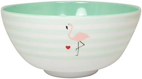 Mea-Living Flamingo Melamine Cereal Bowl