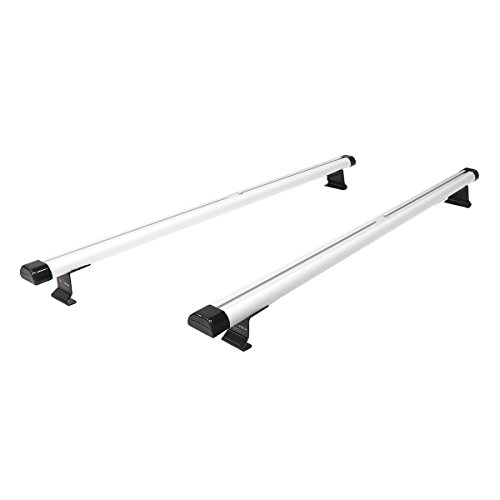 Vantech J1000 2 Bar for Nissan NV200 ladder roof rack 2013-On, White - Thumbnail 3