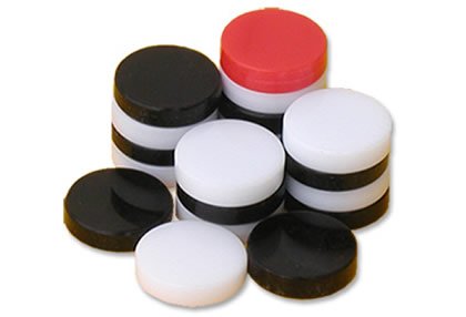 Great Master Plastic Carrom coins (5mm)