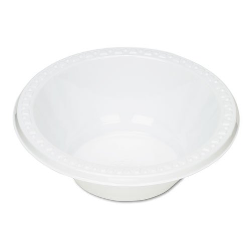 Tablemate - Plastic Dinnerware, Bowls, 12oz, White, 125/Pack 12244WH (DMi PK