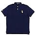 Polo Ralph Lauren Mens Classic Fit Mesh Medium Gold Pony Polo Shirt