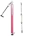 amPen New Hybrid Stylus for iPad 3, iPad 4, iPad Mini, iPhone 4s, iPhone 5, Nexus 7, Galaxy S4, HTC One (Pink) (with Replaceable Hybrid Tip)
