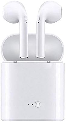 Buddymate MF2 Wireless Bluetooth Double Earphones Twins Earpieces Stereo Music Headset for All Android,iOS & Windows Device (Random Colour)