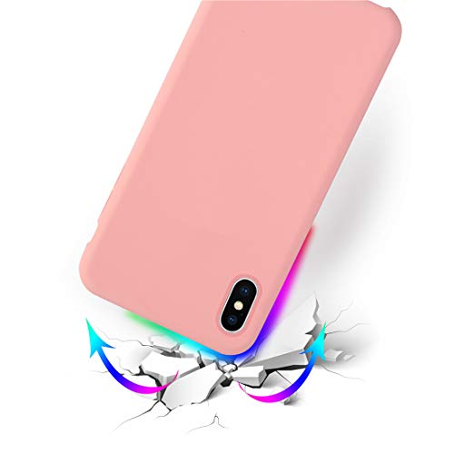 image for Yajuhoy iPhone X Case 2017(ONLY),Liquid Silicone Gel Rubber Slim Fit S