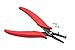 SE Metal Hole Punch Pliers with Gauge Guard - Precision Pliers for Crafts, Jewelry, DIY - Red - Size of 2.0 mm - 6-Inch - LF12-3PP