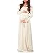Mother Bee Maternity Off Shoulder Cowl Neck Maternity Dress for Baby Shower or Casual Wear