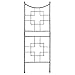 Achla Designs FT-25 Squares Metal Garden Wall Trellis, Graphite