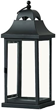 European classical wrought-iron candlestick ornaments/Hand-wrought iron glass Lantern/Floor home decor decoration candle---A-small