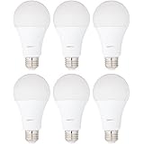 AmazonBasics 100 Watt Equivalent, Daylight, Non-Dimmable, A21 LED Light Bulb | 6-Pack