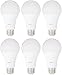 Amazon Basics 100 Watt Equivalent, Soft White, Non-Dimmable, 15,000 Hour Lifetime, A21 LED Light Bulb | 6-Pack