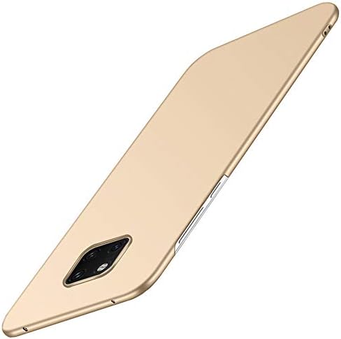HDOMI Huawei Mate 20 Pro Case, and Super Thin Cover Hard PC Rear Protecting Shell for Huawei Mate 20 Pro (Gold)