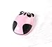YL-VV@ Super Cute Wireless Optical Cartoon Panda Mouse Rechargeable Mini Wireless Panda Desktop Laptop Mouse Unique Novel Portable Mouse（pink）