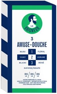 Pack of 3 Soaps 3 x 25 g by Le Baigneur